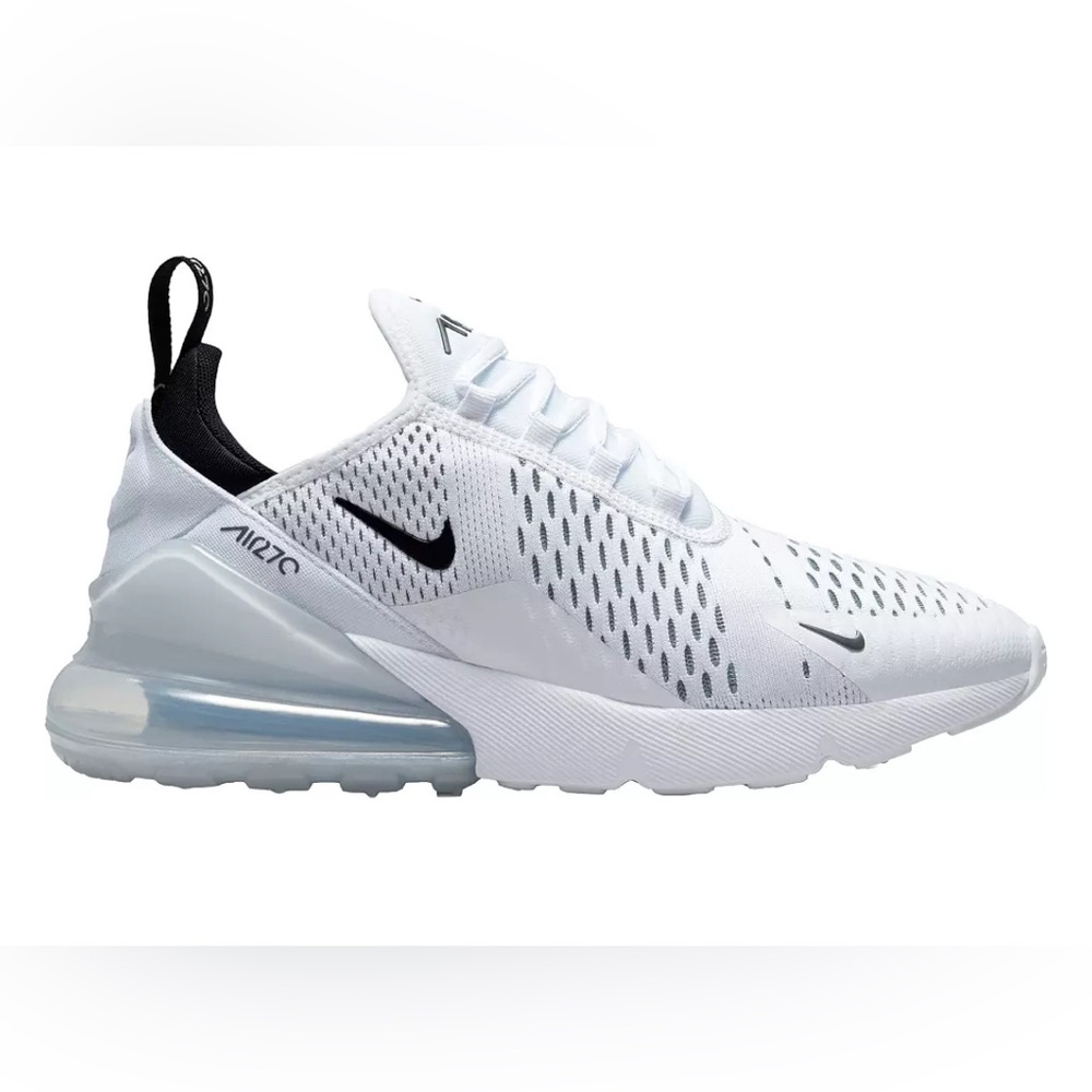 Women’s Nike Air Max 270 White Sneakers, sz 9